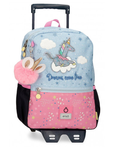 MOCHILA ADAP. C/CARRO 32CM.ENSO DREAMS COME TRUE